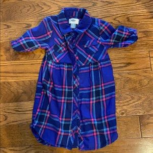 PLaid tunic
